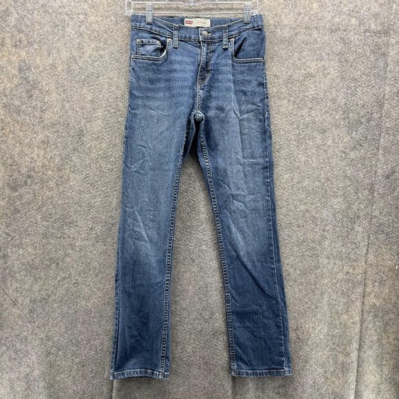 Levi's 511 Jeans Youth 14 Reg 27x27 Straight Blue Denim Pants Outdoor Slim Fit - Picture 1 of 11